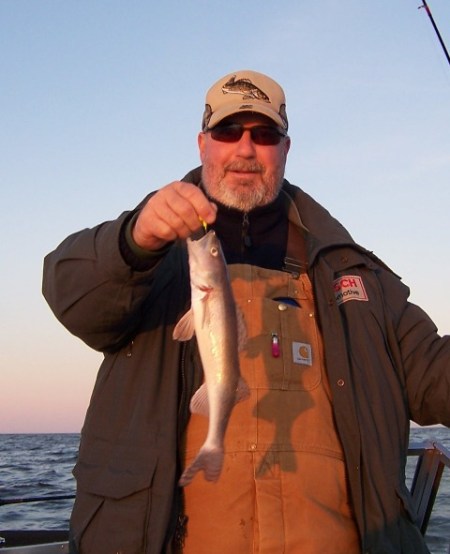 Steve with a nice sauger