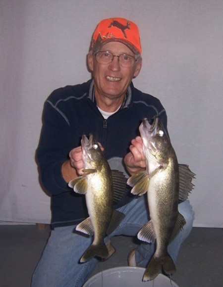 Two nice walleyes