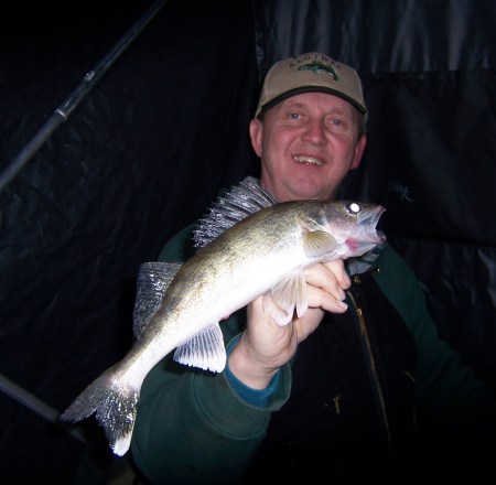 Terry with walleye