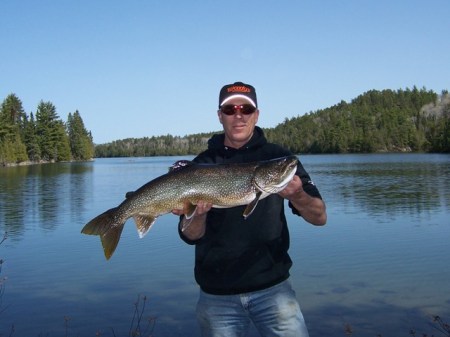 Topper with 33 inch Lake Trout