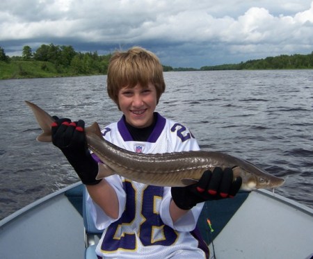 Matts first sturgeon