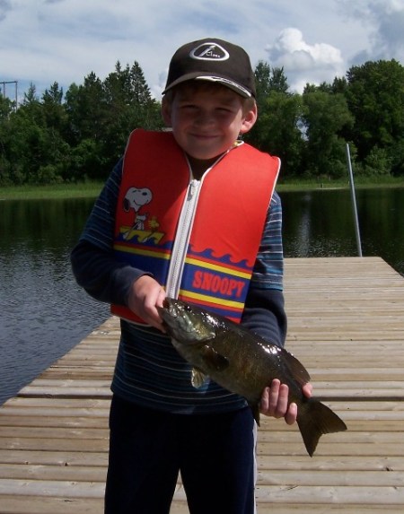 Scott with a smallmouth bass