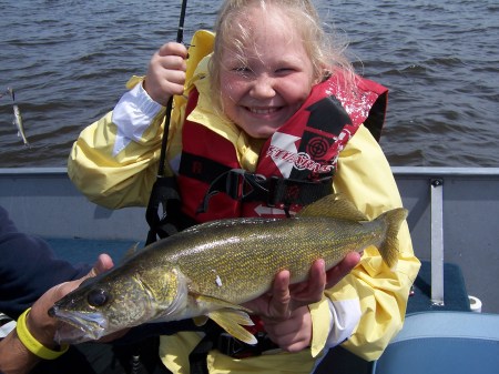 Jasmine with 21 inch walleye