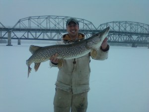 Nick with 40 plus pike