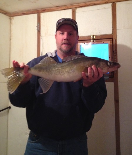 Jim with 25 inch walleye