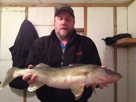 Jim Debus  twnety seven and one half inch walleye