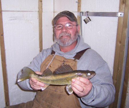 Tom with a walleye