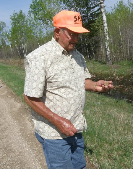 Willard with a Morel