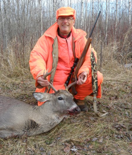 Arvid with 8 point buck