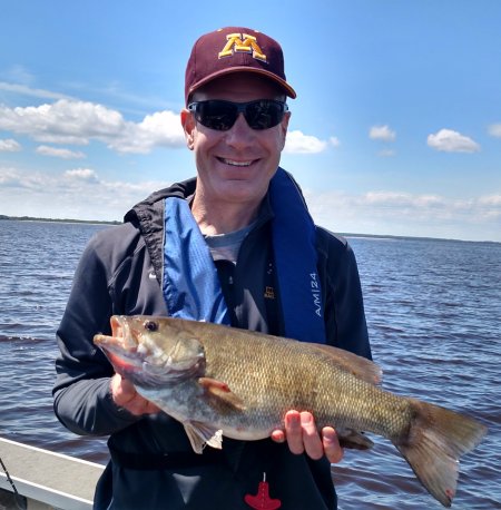 Paul with 20- smallmouth #