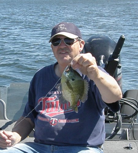 Terry with Gull Lake Bluegill