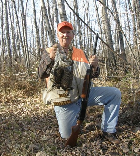 Terry with 2 ruffed grouse