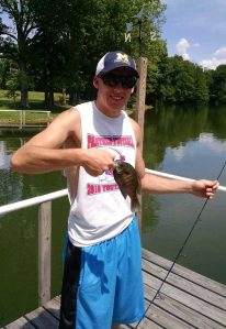 Matt with bluegill